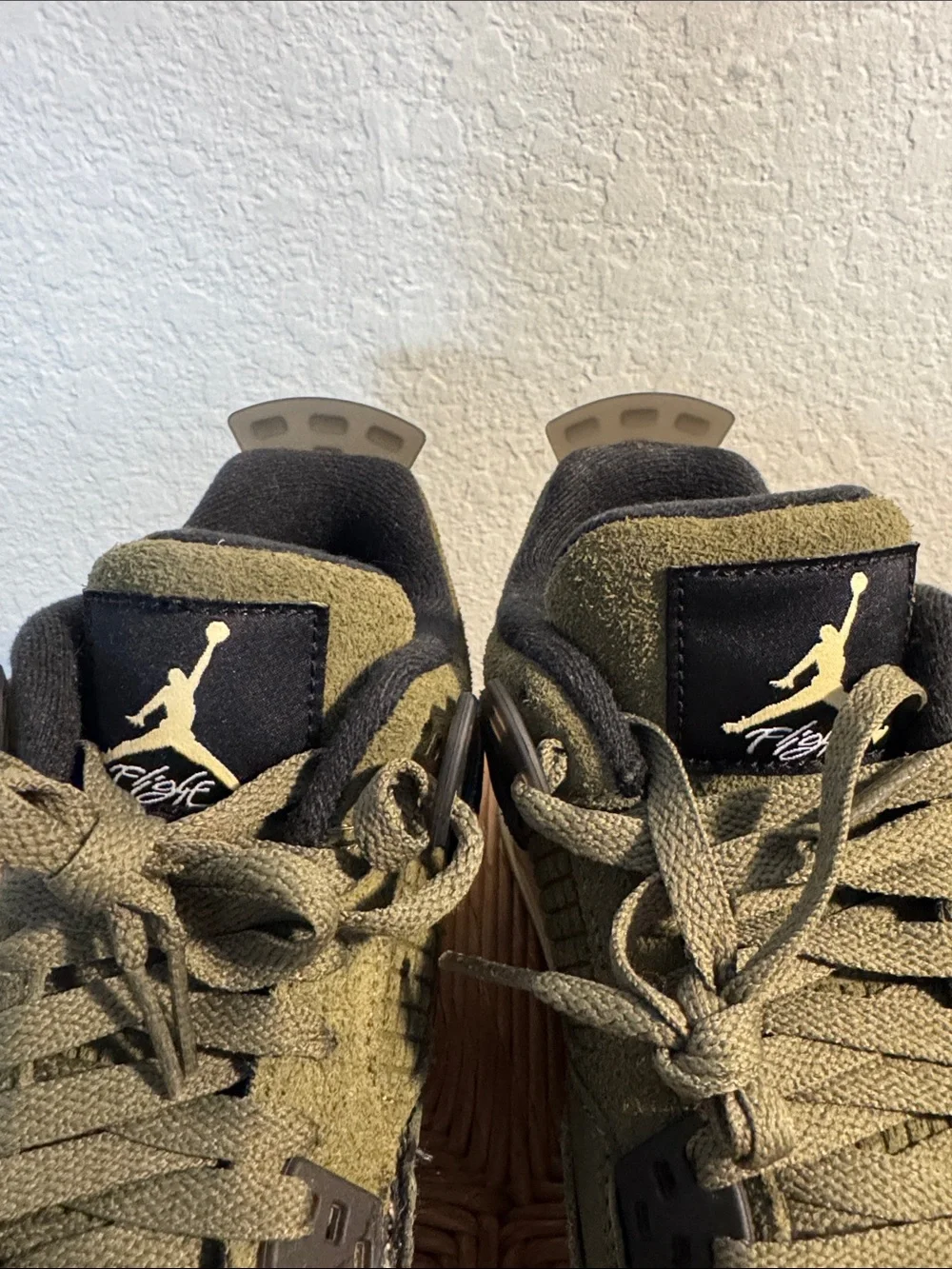 Jordan Men’s Sneakers in Olive Green and Black Accents